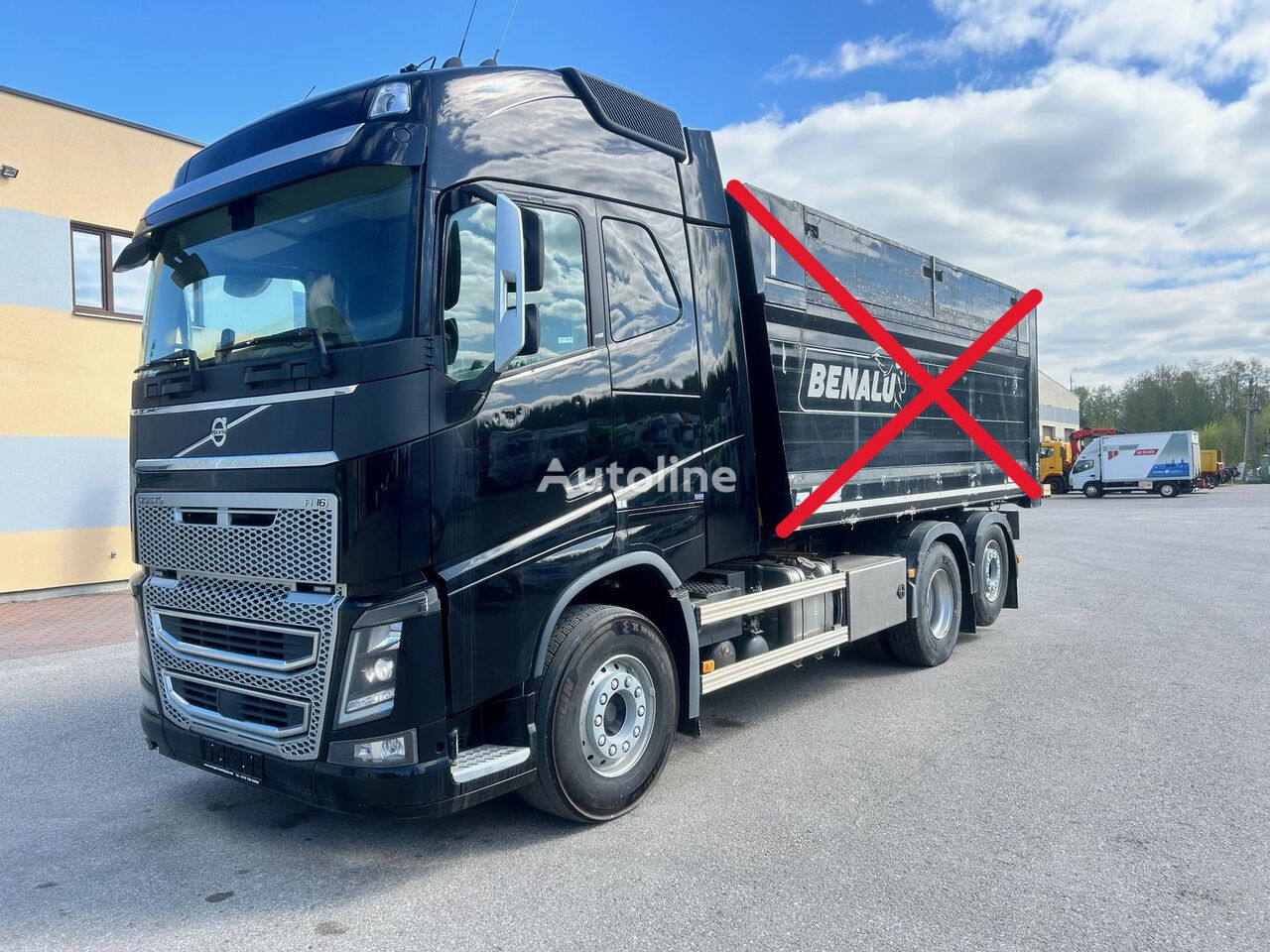 Volvo FH16 6X2 EURO6 + VEB + 9T FRONT AXLE chassis truck