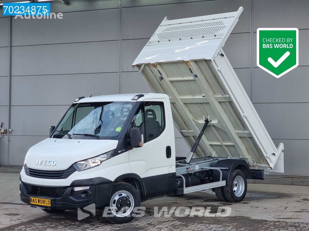 IVECO Daily 35C14 140PK Euro6 Kipper 3500kg trekhaak Airco Cruise Benn dump truck < 3.5t