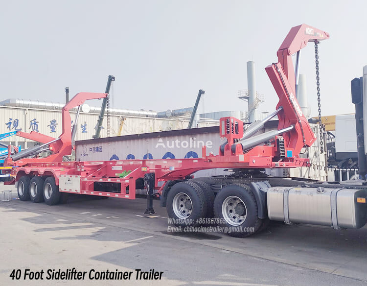 new 40 Foot Sidelifter Container Trailer for Sale Near Me container chassis semi-trailer