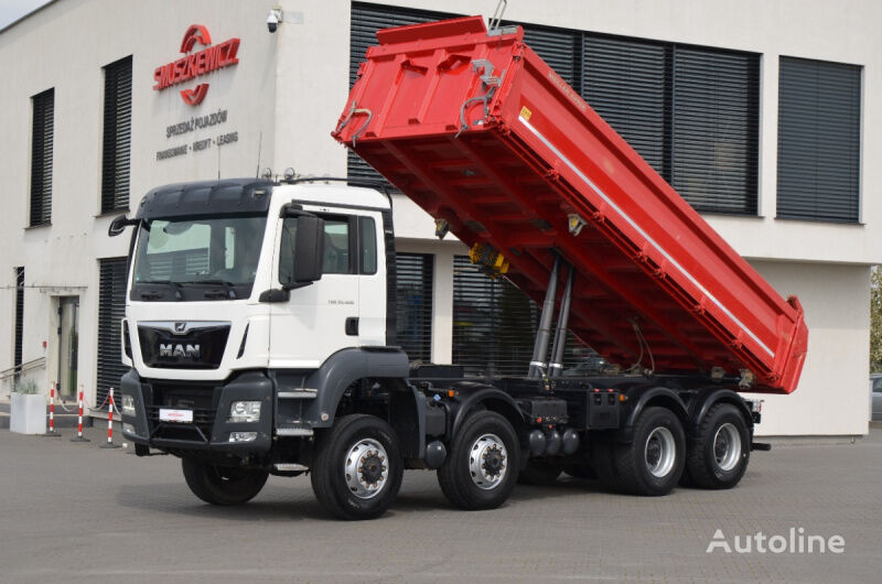 MAN 8x6 TGS 3 STRONY WYWROT 150000km MANUAL HARDOX DE 391 dump truck