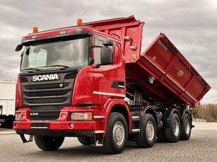 Scania G410 8x4 MEILLER KIPPER BORDMATIC NEW TYRES 280,000 KM ! dump truck