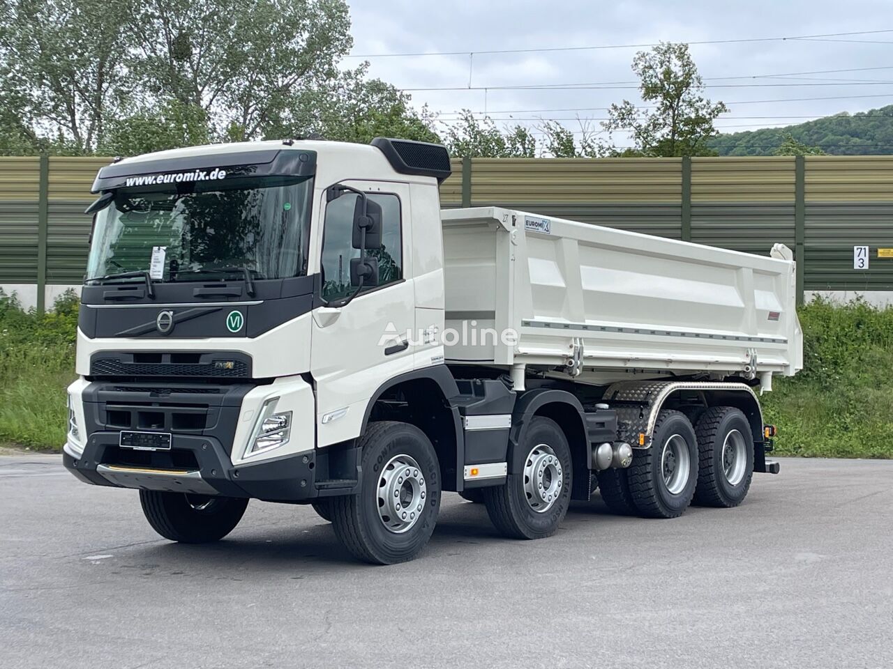 new Volvo FMX 460 dump truck