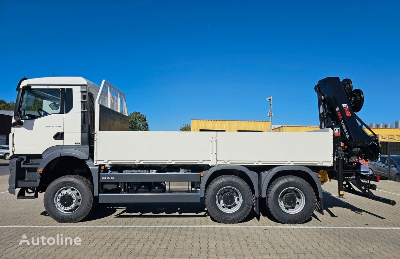 new MAN TGS 33.430 flatbed truck