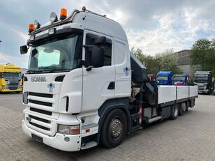 Scania R440 6x2 EURO5 SKRZYNIA Z HDS PALFINGER PK40002 EH flatbed truck