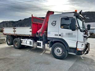 Volvo FM12 380 *6x2 *DUMPER+crane FASSI 21t/m *MANUAL *REMOTE  flatbed truck