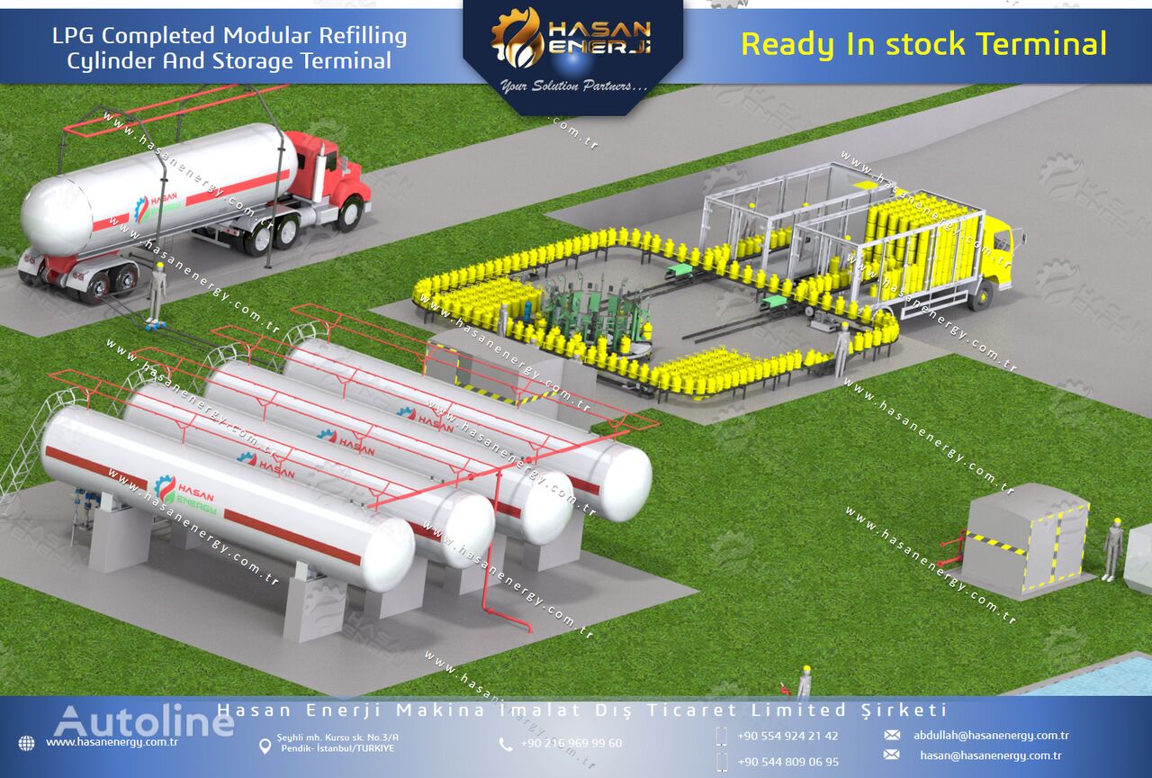 LPG Modular Refilling Plant Cylinder gas gas truck