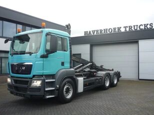 MAN TGS 26.440 6x4 Hiab Hooklift possible with Atlas Crane container hook lift truck