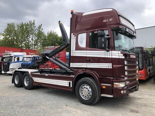 Scania R164 580 GBNZ 6X2 Abrollkipper /HIAB - Multilift/Schalt/Blatt hook lift truck