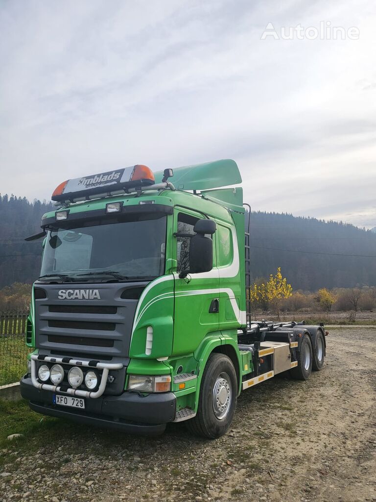 Scania R500 hook lift truck