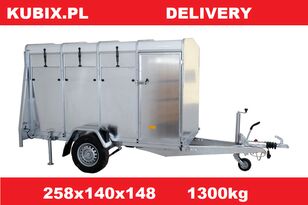new Kubix Przyczepa do przewozu bydła / owiec 1300kg VT1326H livestock trailer