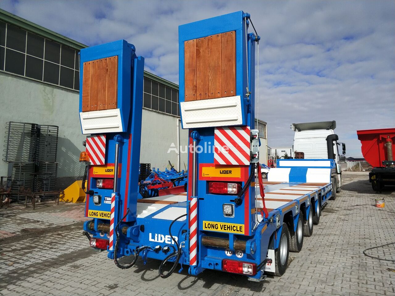 new Lider 2024 model new directly from manufacturer company available sto low bed semi-trailer