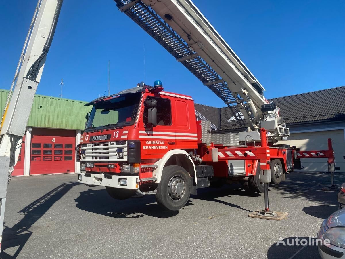 Scania fire ladder truck