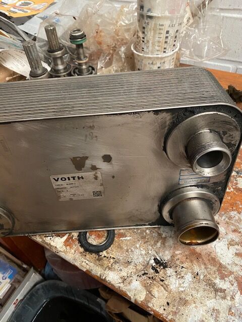 Voith 854.3 854.5 864.5 engine oil cooler for bus
