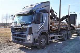 VOLVO FM12 450, 6x4, HIAB CRANE CABIN timber truck