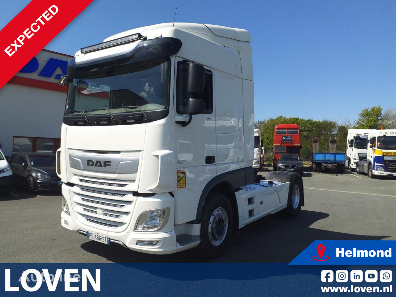 DAF XF 530 FT PCC/PTOHYDR//MX ENGINE BRAKE truck tractor
